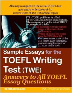 essay in toefl test