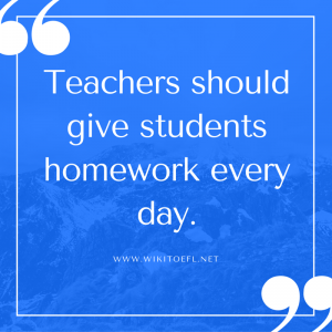 Homework Every Day? - TV Acres