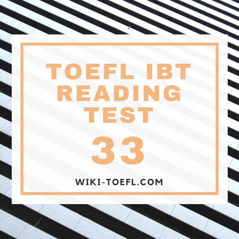 TOEFL IBT Reading Practice Test 33 - TV Acres