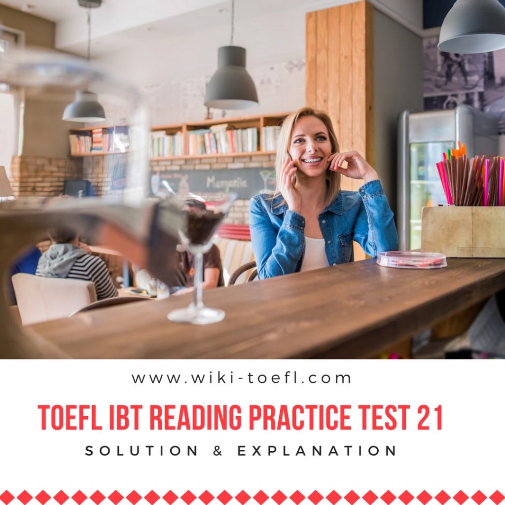 TOEFL IBT Reading Practice Test 21 Solution & Explanation - TV Acres