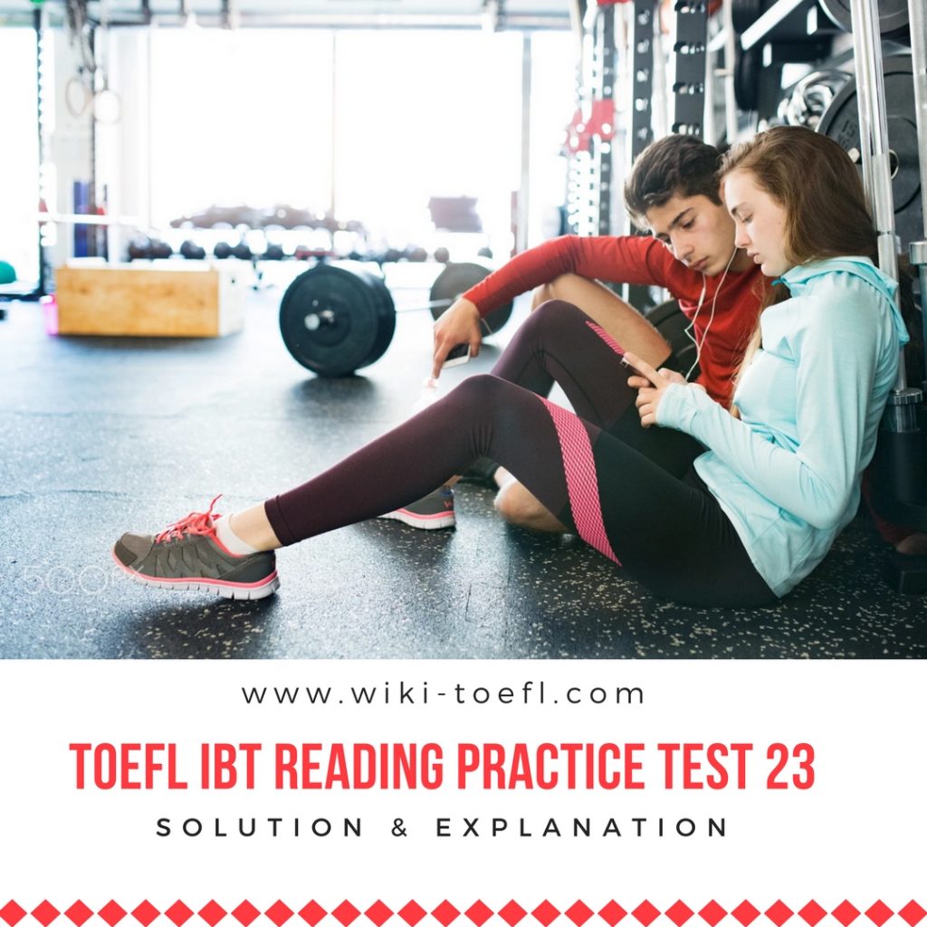 Toefl Ibt Reading Practice Test 23 Solution And Explanation Tv Acres 1813